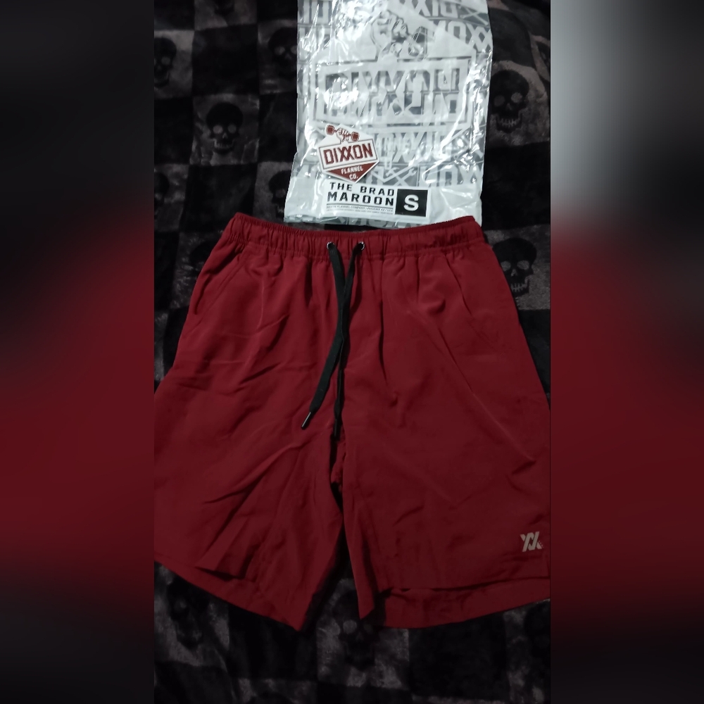 DIXXON Maroon Men's The Brad Athletic Shorts